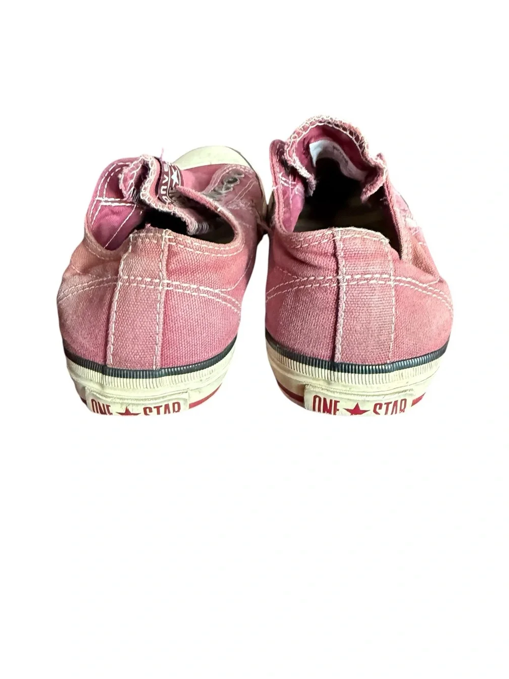 Converse Pink Slip-On Canvas Low Top Sneakers - Picture 3 of 7
